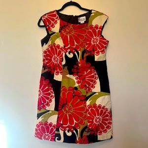 Vintage Robbie Bee Womens Pink Pink Sleeveless Fit Flare Career Dress Size 12P